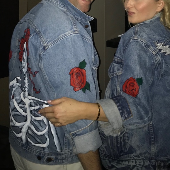 Vintage Levi's Hand painted Grateful Dead Jacket - Picture 2 of 10
